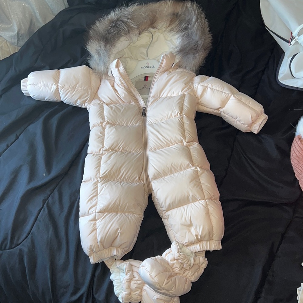 BABY GIRL MONCLER SNOWSUIT